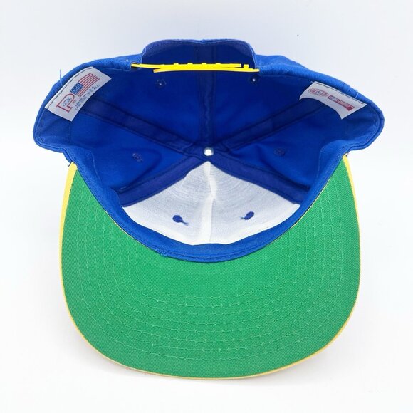 Vintage West Virginia Mountaineers Embroidered Hat SnapBack 90s Made in USA - Picture 8 of 9